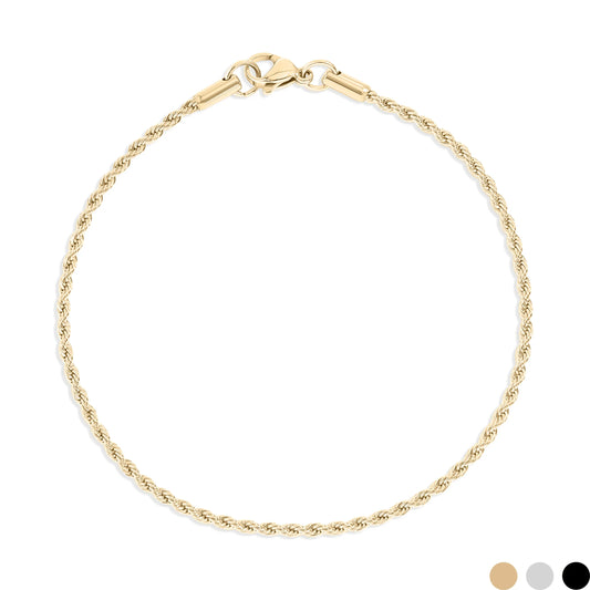 Gold Filled Rope Chain Bracelet image 0