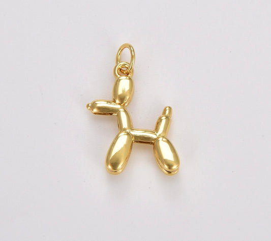 Dainty Balloon Dog Charm image 0