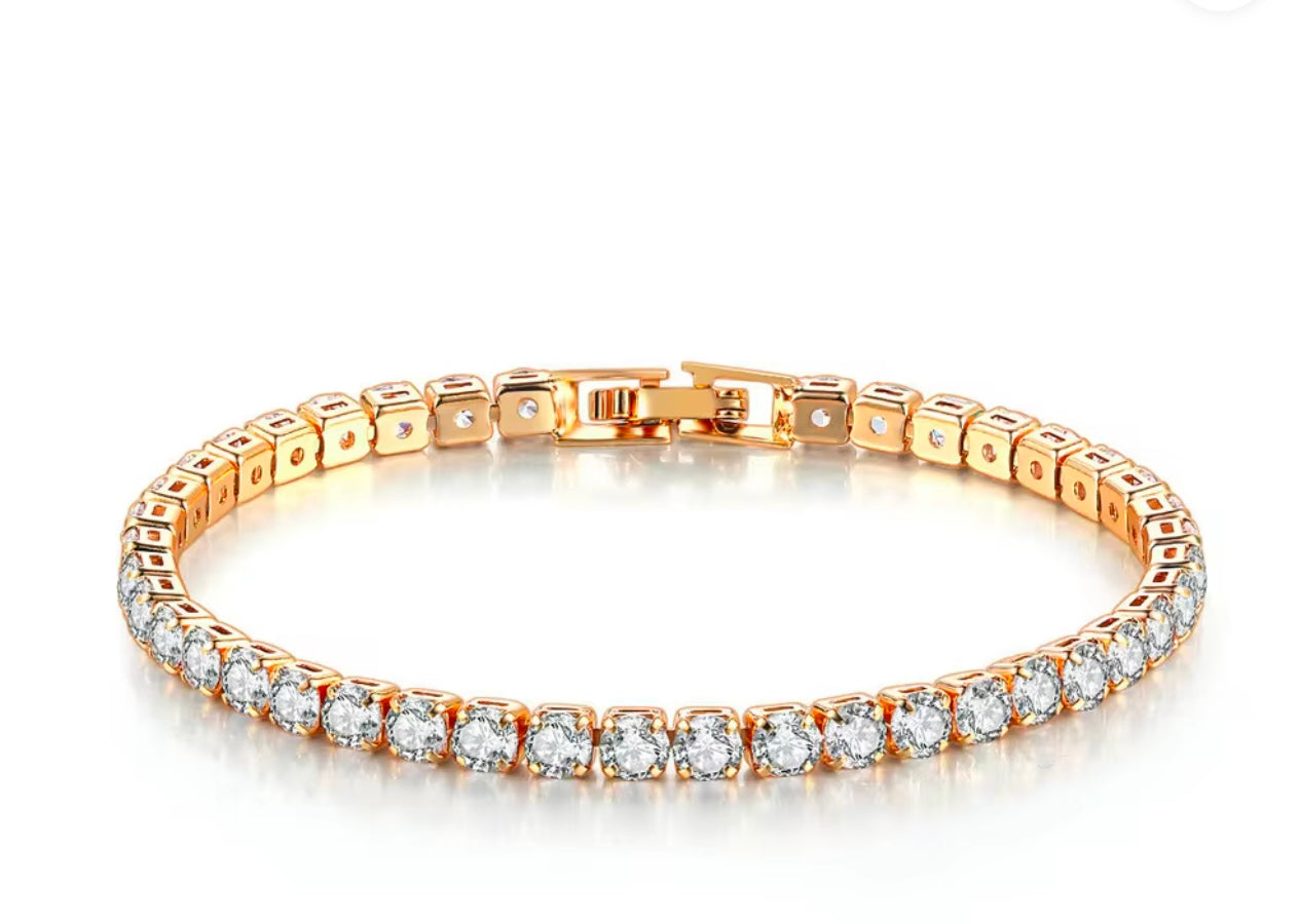 Lab Grown Diamond Zirconia Tennis Bracelet image 0
